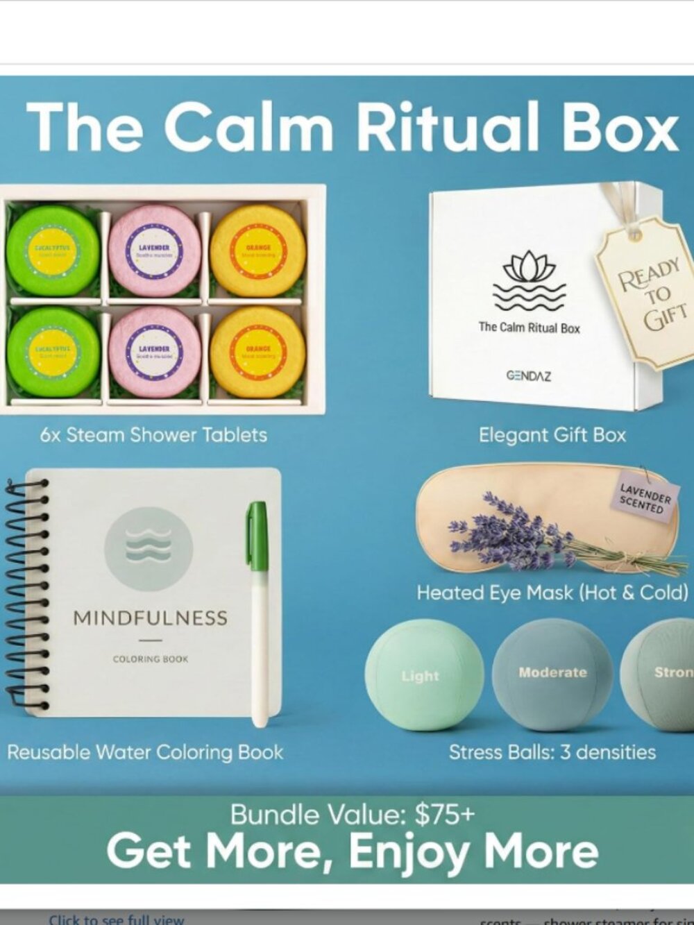 Calm Ritual Box - relaxing kit - Picture 4 of 4